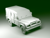 1:72 Scale - Land Rover 110 Station Wagon Bulbar